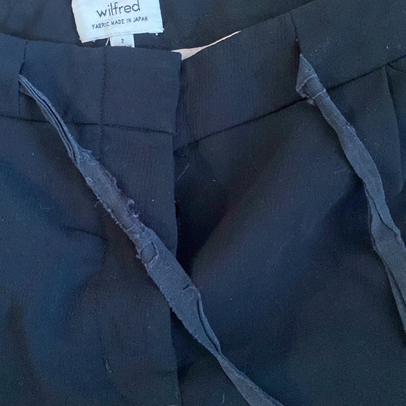 Wilfred Allant Mid Rise Pant in Black - Picture 7 of 7